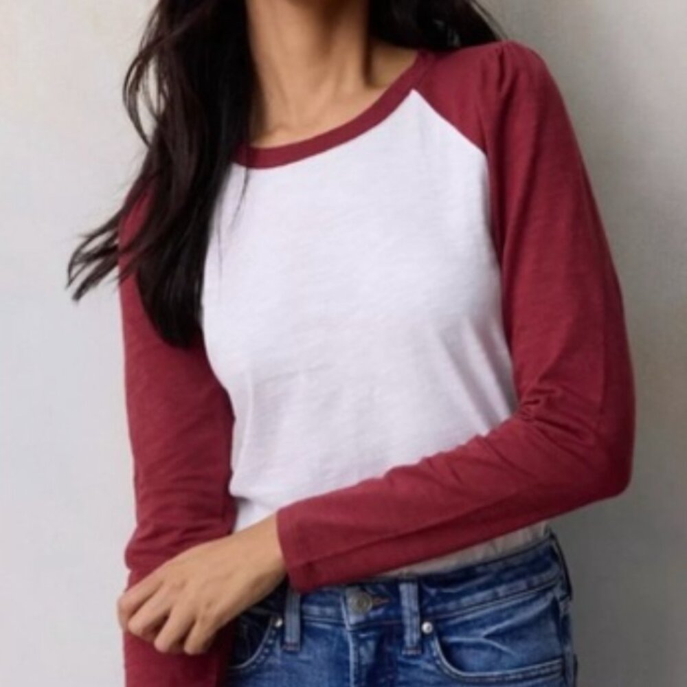 LC Lauren Conrad: Raglan Long Sleeve Shirt